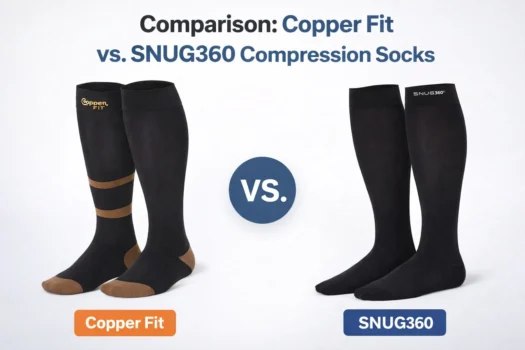 Comparison: Copper Fit vs. SNUG360 Compression Socks